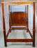 Walnut Victorian 4 poster bed with canopy top