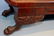 Mahogany Empire parlor sofa with blue upholstery - 3