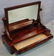 Mahogany Empire shaving mirror with drawer - 3