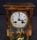 Brass and glass case clock signed Tiffany & Co. - 3
