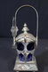 Mechanical pickle caster with blue insert