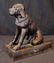 Heavy old bronze dog