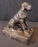Heavy old bronze dog - 3