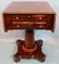 Mahogany Empire drop leaf work table