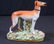 Old Staffordshire whippet dog