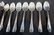 15 pieces sterling silver demitasse spoons - 2
