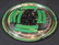 Victorian silver-plate plateau mirror, 16 in. D. - 3