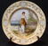 Royal Vienna plate with bee hive mark, 9.5 in. R.