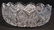 Beautiful brilliant cut glass bowl, 4 in. T, 9 in.