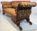 Small mahogany Empire heavily carved sofa - 5