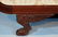 Mahogany Empire parlor sofa with winged feet - 2