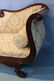 Mahogany Empire parlor sofa with winged feet - 4