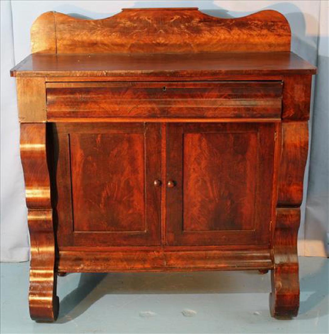 Mahogany Empire server with backsplash (1 of 3)