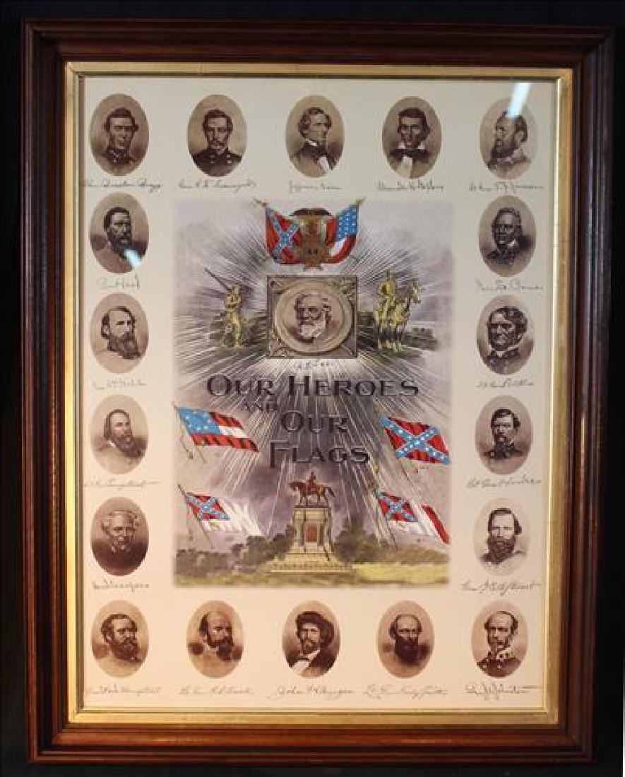 Print of General Lee and his generals, 28 x 22 (1 of 1)