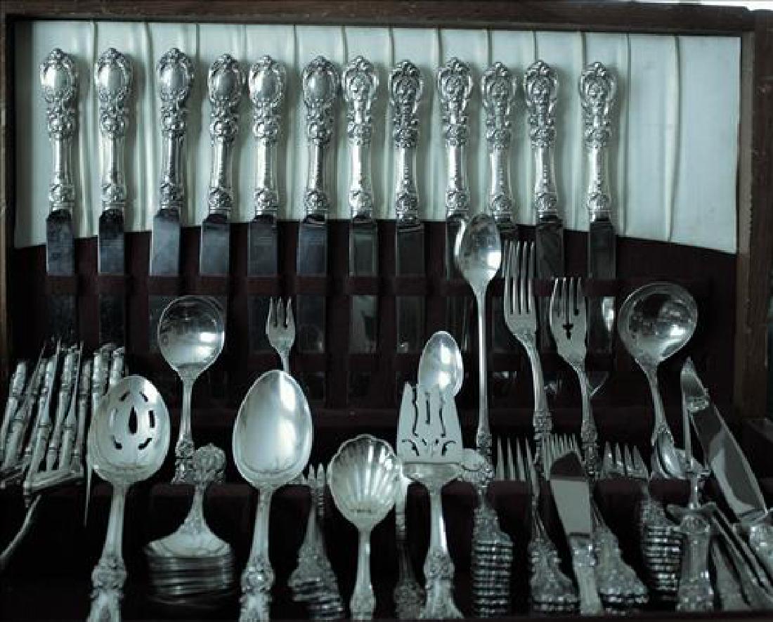Lg set Francis First sterling flatware by Reed & Barton (1 of 4)