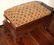 Mahogany Empire footstool with great upholstery - 2