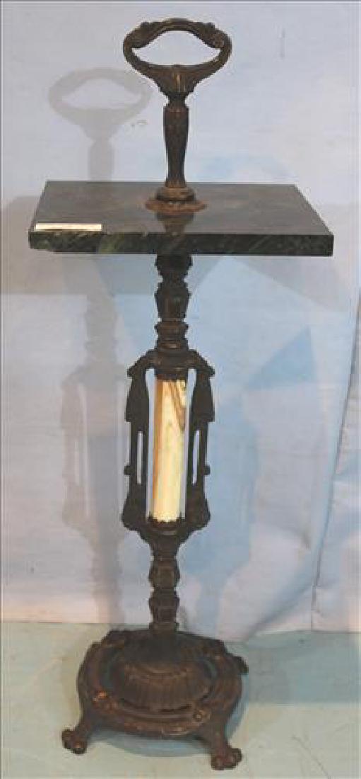 Brass and onyx smoking stand (1 of 2)