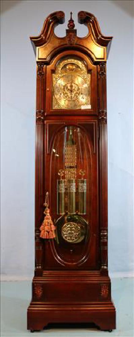 Contemporary Mahogany Grandfather clock (1 of 5)