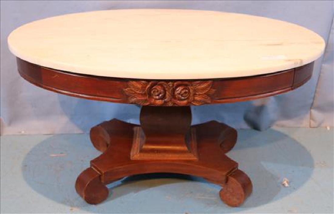 Mahogany Victorian reproduction coffee table (1 of 2)