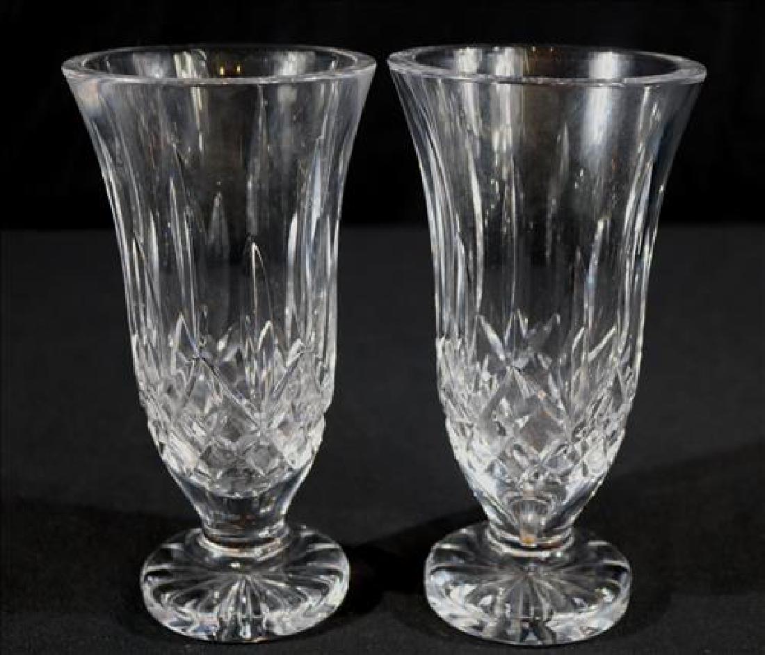 Pair of Waterford vases, 7 in. T, 4 in. Dia. (1 of 2)