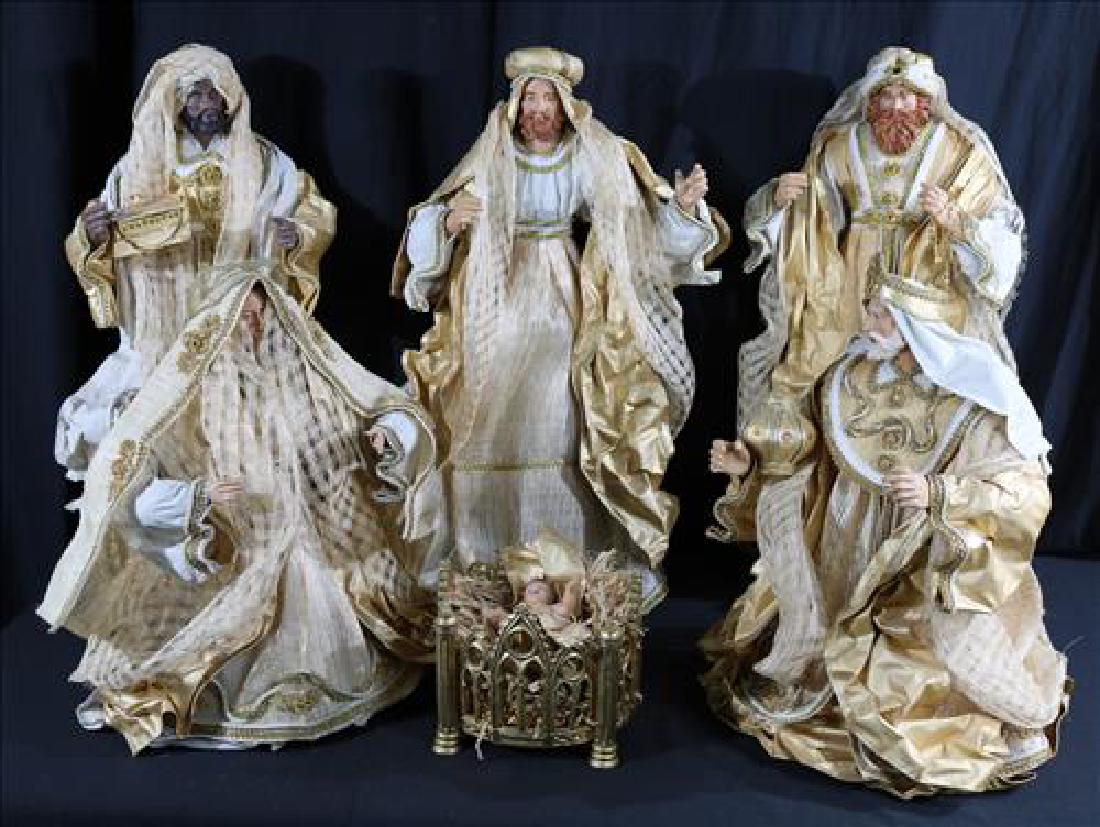 6 piece nativity scene, 45 in. T. (1 of 2)