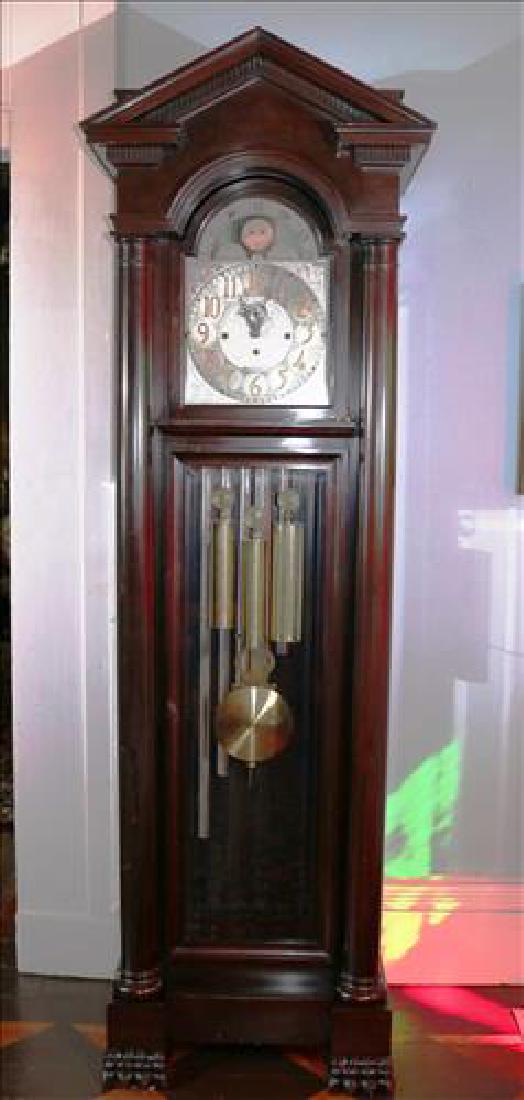 Empire Mahogany 5 tube, 3 weight grandfather clock