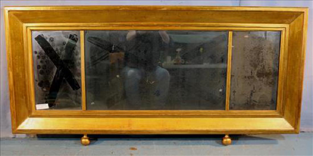 Gold 3 section Empire over the mantle mirror (1 of 2)
