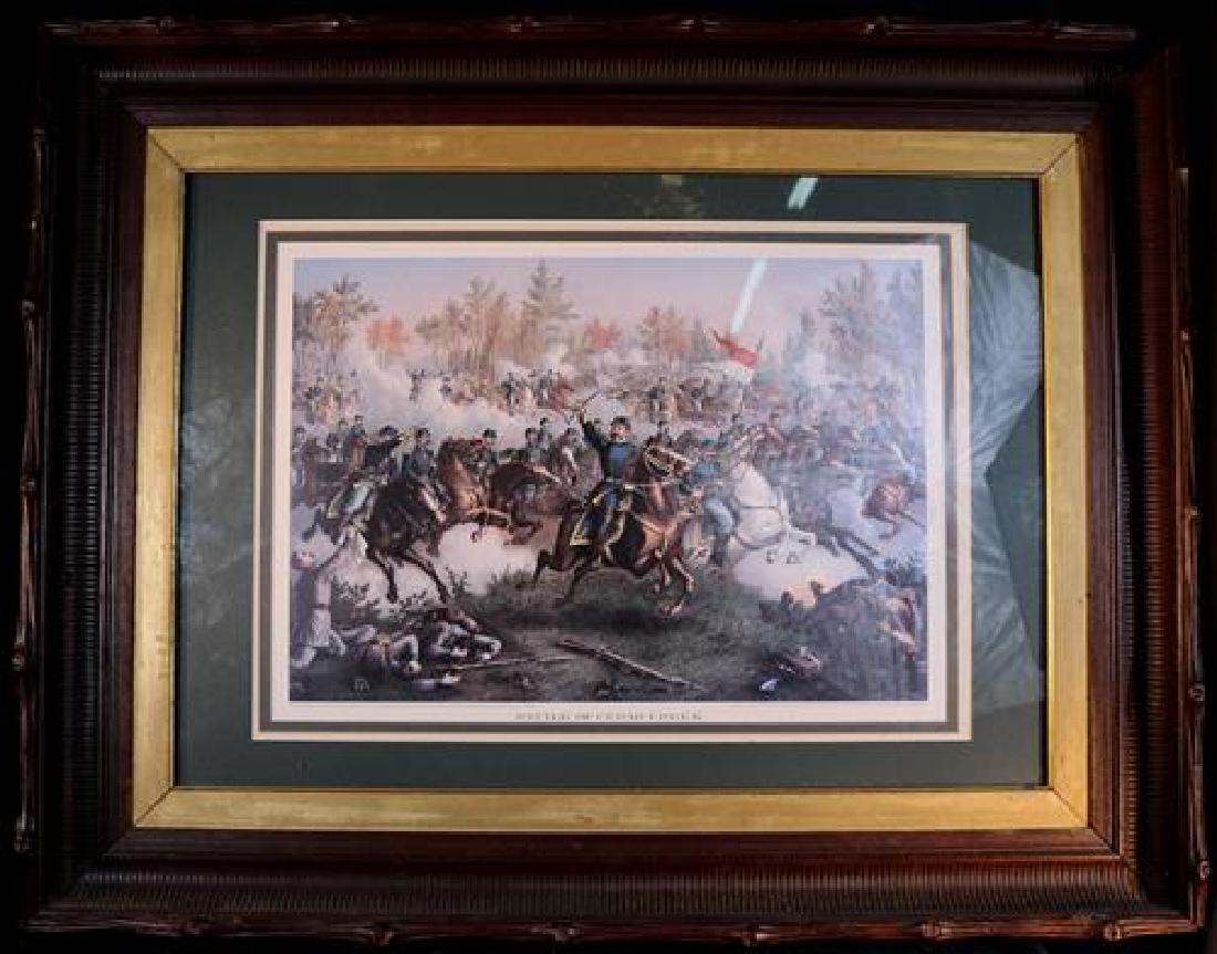 Kurz and Allison Art print of battle of Cedar Creek (1 of 3)