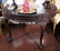 Mahogany Chippendale center table with gadrooned edge