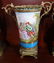 2 pieces, Sevres blue vase and capped urn with lid - 2