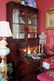Early mahogany secretary with individual glass panes - 2