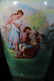 Pair of hand painted porcelain mantle vases, 15 in. T. - 2