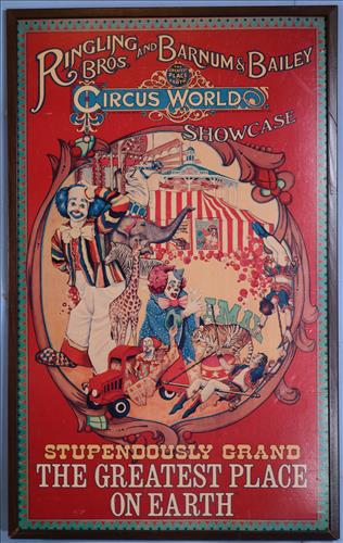 Ringling Brothers Barnum & Bailey circus poster (1 of 2)