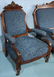 Vict. 3 pc. Rosewood Herter Bros parlor suit - 13