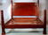 Custome made mahogany king size poster bed
