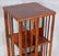 Oak revolving bookcase on stand, 43 in. T, 17 in. Sq. - 2