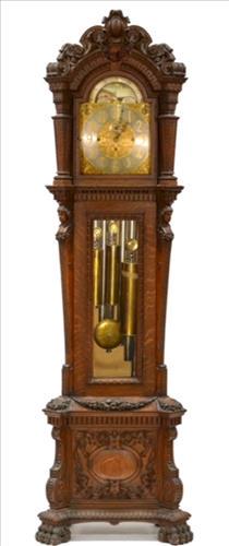 Walter H. Durfee's most magnificent grandfather clock (1 of 20)