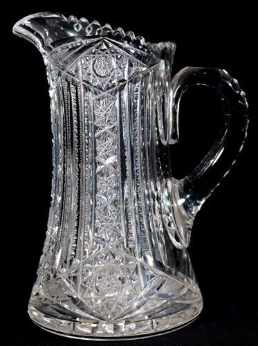 Brilliant  cut glass pitcher (1 of 3)