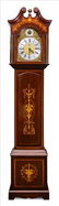 Marquetry Inlaid Grandfather Clock