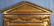 Contemporary gold over the mantle mirror with carvings - 2