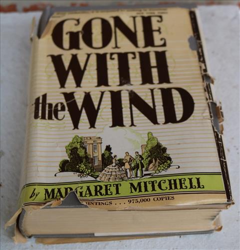 Gone With The Wind by Margaret Mitchell: Gone With The Wind by Margaret Mitchell with original dust cover, dated 1936