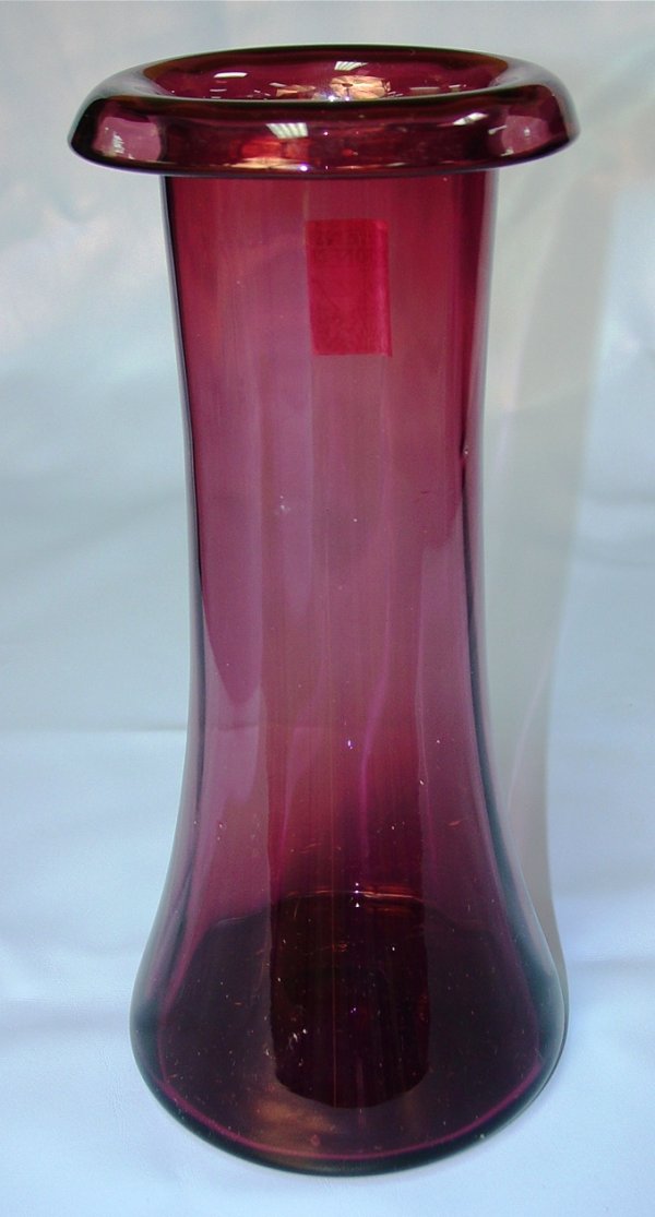Steuben Fredrick Carder Amethyst Art Glass Vase : Steuben Fredrick Carder Amethyst Art Glass Vase 11 3/8 in T. X 4 7/8 in Diameter.