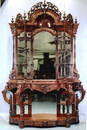 Rosewood rococo etagere attrib. to T. Brooks