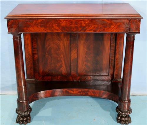 Mahogany empire pier table with column front (1 of 4)