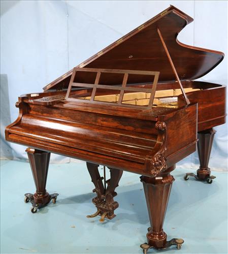 Rosewood Chickering parlor grand piano (1 of 10)
