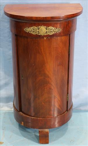 Mahogany French Empire half commode (1 of 4)