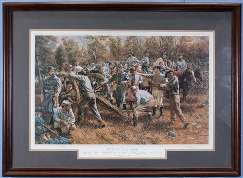 Civil War Print, Devil on the River, 28 x 38 (1 of 7)