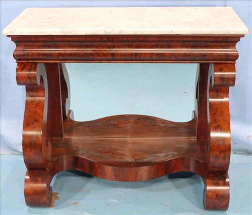 Flamed mahogany Empire pier table by Meeks (1 of 5)