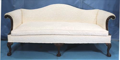Chippendale camel back sofa (1 of 4)