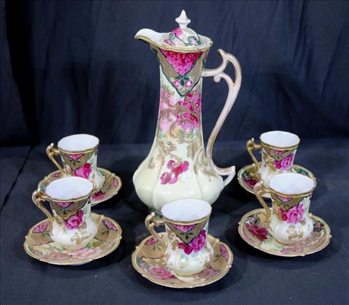 Nippon hand painted chocolate set (1 of 5)